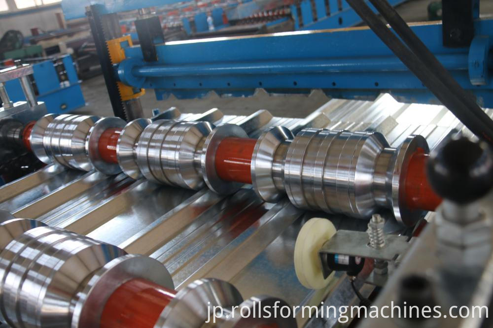 高品質単層台形ロール成形機 High Quality Single Layer Trapezoid Roll Forming Machine